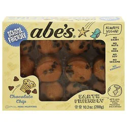 Abes Vegan Chocolate Chip Mini Muffins, 12pk - 10 0z