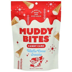 Muddy Bites Waffle Candy Cane 2.33oz - 2.33 Oz