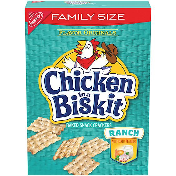 slide 1 of 3, Nbc Chicken In A Biskit Ranch Family Size 12oz - 12 Oz, 12 oz