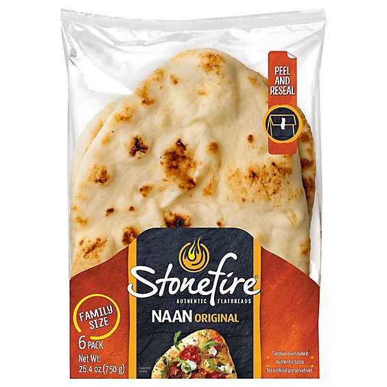 slide 1 of 1, Stonefire Original Teardrop Family Pack Naan - 26.5 Oz, 26.5 oz