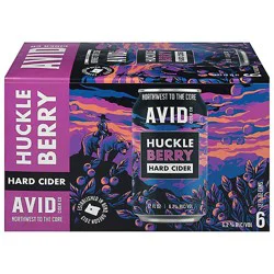 Avid Huckleberry Cider 6pk In Cans - 6-12fz