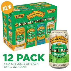 Sierra Nevada Trail Pass Non-Alc Variety Pack Craft Beer - 12- 12 Fz
