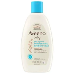 Aveeno Baby Daily Moist Newborn Wash 8z - 8 Fz