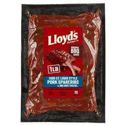 Lloyds St Louis Style Bbq Pork Spareribs 16 Oz - 16 Oz