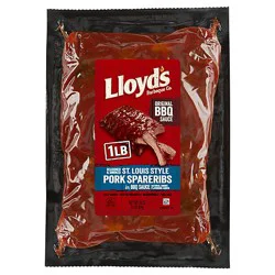 Lloyds St Louis Style Bbq Pork Spareribs 16 Oz - 16 Oz
