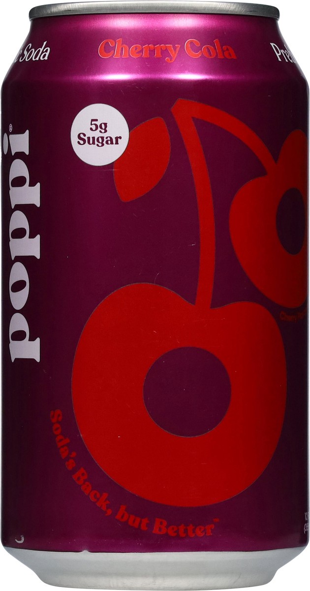 slide 6 of 13, Poppi Prebiotic Cherry Cola - 12 Fl. Oz., 12 fl oz