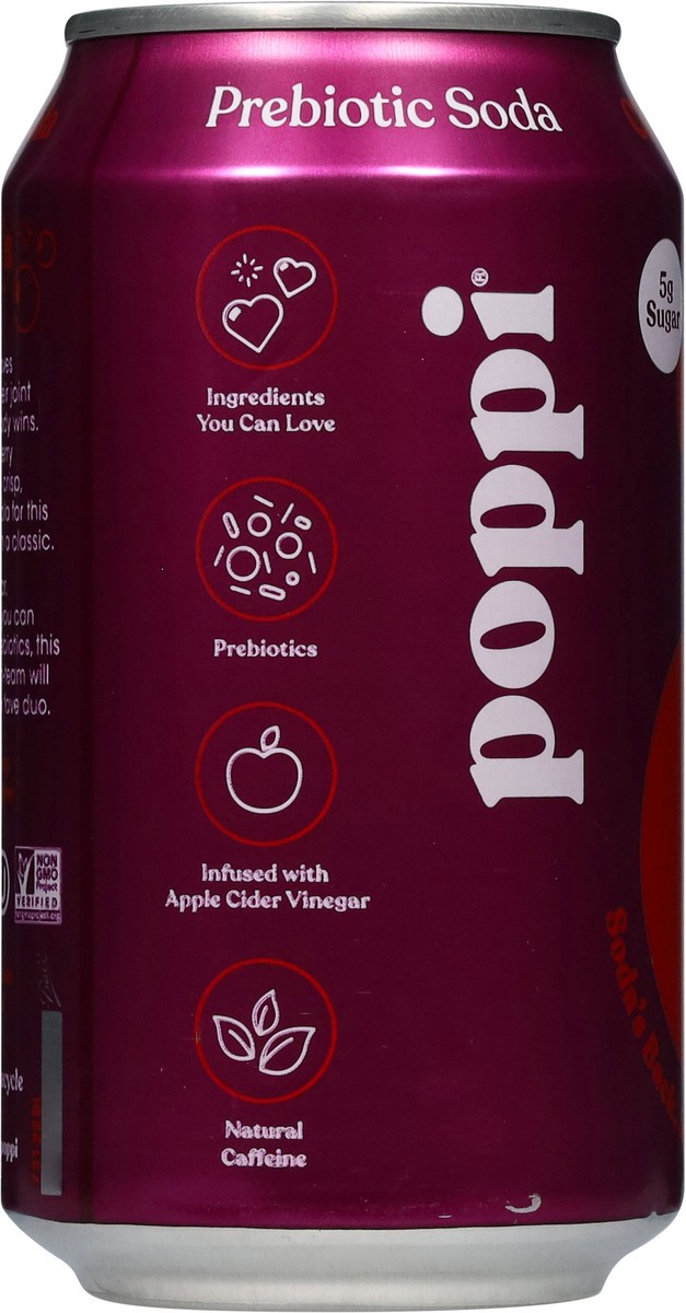slide 12 of 13, Poppi Prebiotic Cherry Cola - 12 Fl. Oz., 12 fl oz