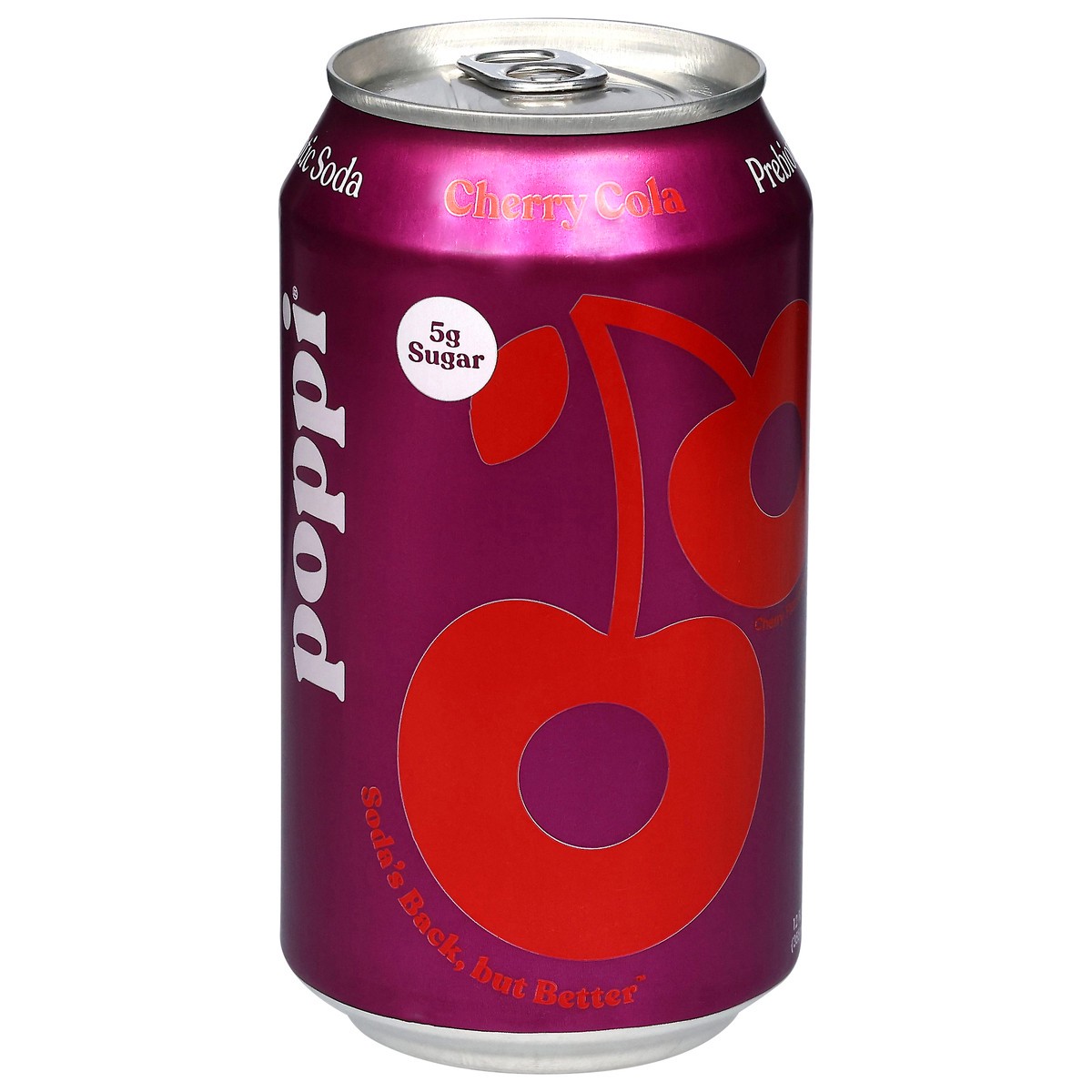slide 8 of 13, Poppi Prebiotic Cherry Cola - 12 Fl. Oz., 12 fl oz