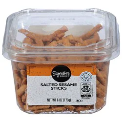 Signature Select Sesame Sticks Salted 6 Ounce - 6 Oz