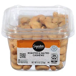 Signature Select Cashewsroasted & Salted 9 Ounce - 9 Oz