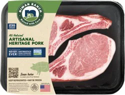 Niman Ranch Pork Loin Chop Bone-In 2 Pack - Lb
