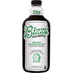 Bizzy Coffee Cold Brew Espresso Organic - 48 Fz