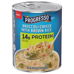 Progresso Broccoli Cheese With Brown Rice Soup - 18 Oz
