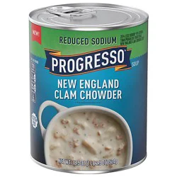 Progresso Reduced Sodium New England Clam Chowder Soup - 18.5 Oz
