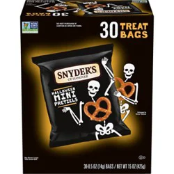 Snyder's Of Hanover Mini Pretzels Halloween 30 Count - 0.5 Oz