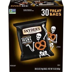 Snyder's Of Hanover Mini Pretzels Halloween 30 Count - 0.5 Oz