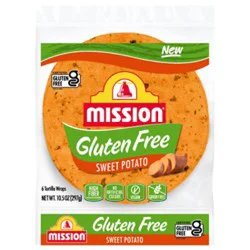 Mission Gluten Free Sweet Potato Tortillas - 6 Count