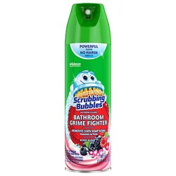Scrubbing Bubbles Bathroom Grime Fighter, Berry Burst - 20 Oz. Aerosol - 20 Oz