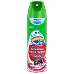Scrubbing Bubbles Bathroom Grime Fighter, Berry Burst - 20 Oz. Aerosol - 20 Oz