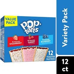 Pop-Tarts Toaster Pastries Variety Pack Breakfast Foods 12 Count - 20.3 Oz