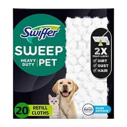 Swiffer Pet Heavy Duty Dry Sweeping Cloths Refill With Febreze Freshness Odor Defense - 20 Ct. - 20 Ct