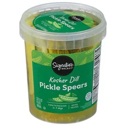Signature Select Pickle Spears Refrigerated 32 Fluid Ounce - 32 Fz