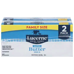 Lucerne Butter Sweet Cream Quarters 2 Pack 2 Pound - 2 Lb