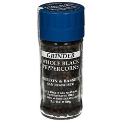 M&b Grinder Whole Black Peppercorns - 2.1 Oz