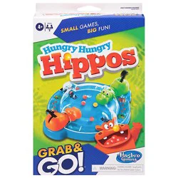 Hasbro Gaming Grab & Go! Hungry Hungry Hippos - Each