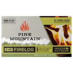 Pine Mountain Firelogs 2-Hour Fire - 6 Count