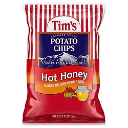 Tims Hot Honey Kettle Chips 7.5oz - 7.5 Oz