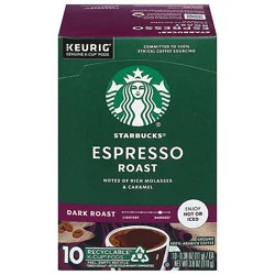 Starbucks Espresso Kcup Pods 10ct 3.8oz Box - 10 Ct