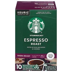 Starbucks K-Cups Espresso Pods Box 10 Count - 3.8 Oz