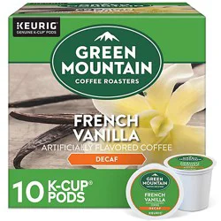 Green Mountain Coffee Roasters French Vanilla Decaf, 10ct - 10 Ct