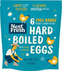 Nestfresh Free Range Hard Boiled Peeled Eggs 6 Ct - 6 Ct