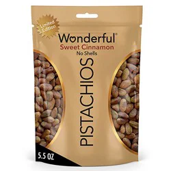Wonderful No Shell Sweet Cinnamon Pistachios - 5.5 Oz