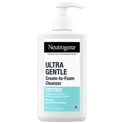 Neutrogena Ultra Gentle Cream To Foam Cleanser 12 Floz - 12 Fz