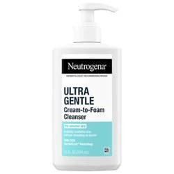 Neutrogena Ultra Gentle Cream To Foam Cleanser 12 Floz - 12 Fz