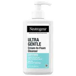 Neutrogena Ultra Gentle Cream To Foam Cleanser 12 Floz - 12 Fz