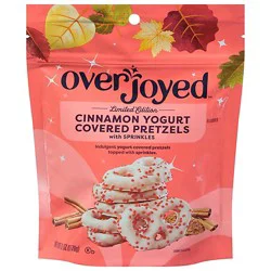 Overjoyed Yogurt Covered Cinnamon Pretzels With Sprinkles - 6 Oz
