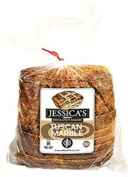 Jessicas Tuscan Marble Rye Bread - 20 Oz