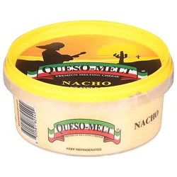 Queso-Melt Premium Melting Cheese Nacho Yellow - 10 Oz