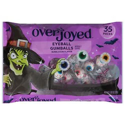 Overjoyed Eyeball Bubblegum Flavor Gumballs - 35 Each