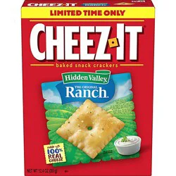 Cheez-It Cheese Crackers Hidden Valley Ranch Baked Snack Crackers - 12.4 Oz