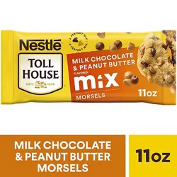 Nestle Toll House Milk Chocolate & Peanut Butter Flavored Baking Chips - 11 Oz