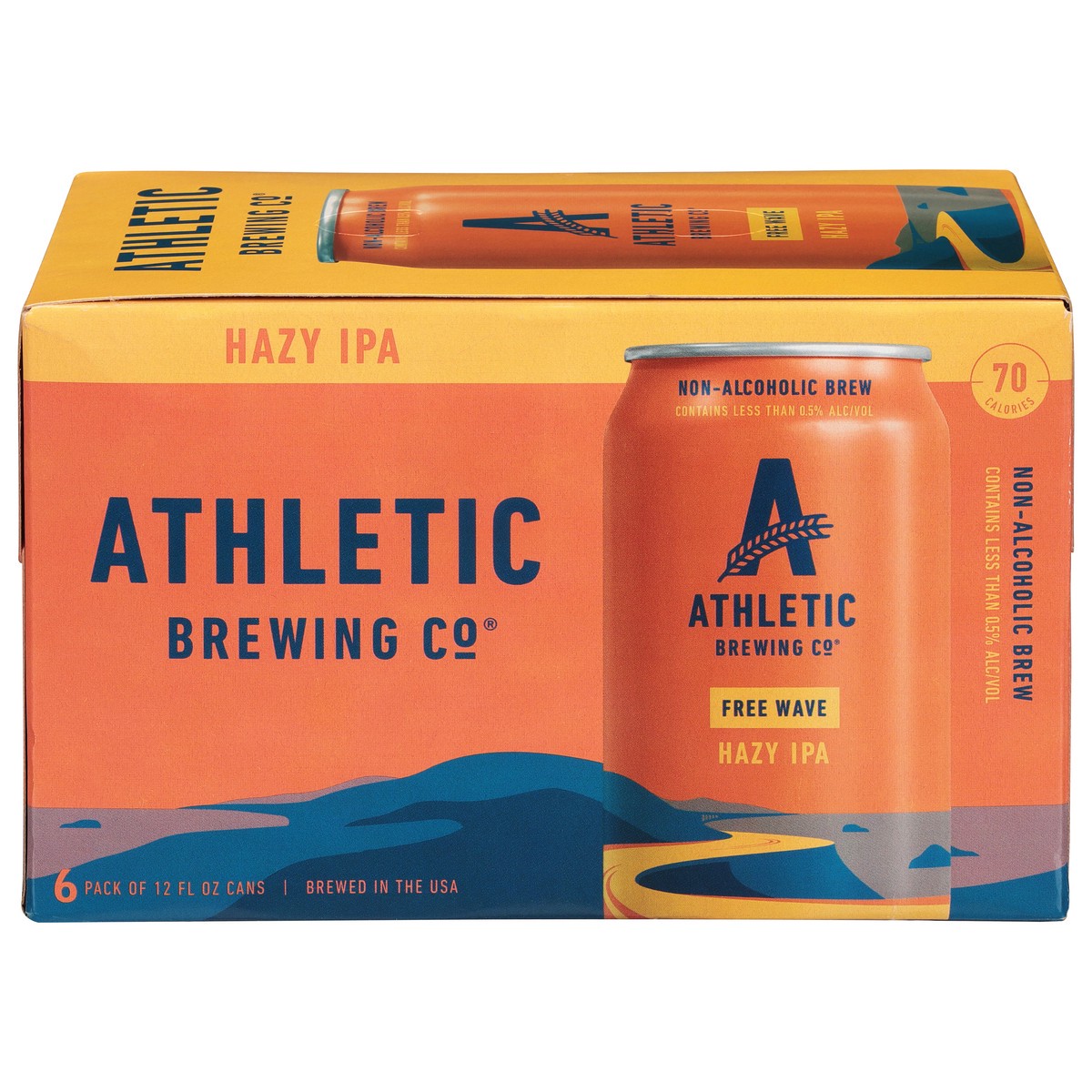 slide 1 of 9, Athletic Brewing Co Beer, 6 ct; 12 oz