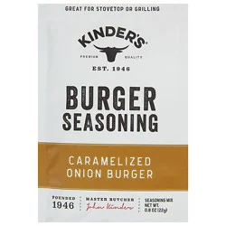 Kinder's Caramelized Onion Burger - 0.8 Oz
