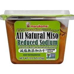 Marukome All Natural Miso Reduced Sodium - 13.2 Oz