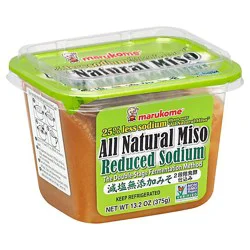 Marukome All Natural Miso Reduced Sodium - 13.2 Oz