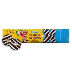 Keebler Flipped Fudge Stripes Dark Chocolate And Vanilla Fudge - 9.5 Oz